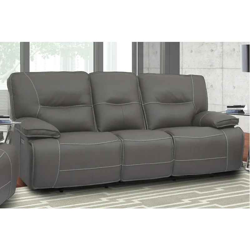 Spartacus Haze Power Reclining Sofa and Recliner