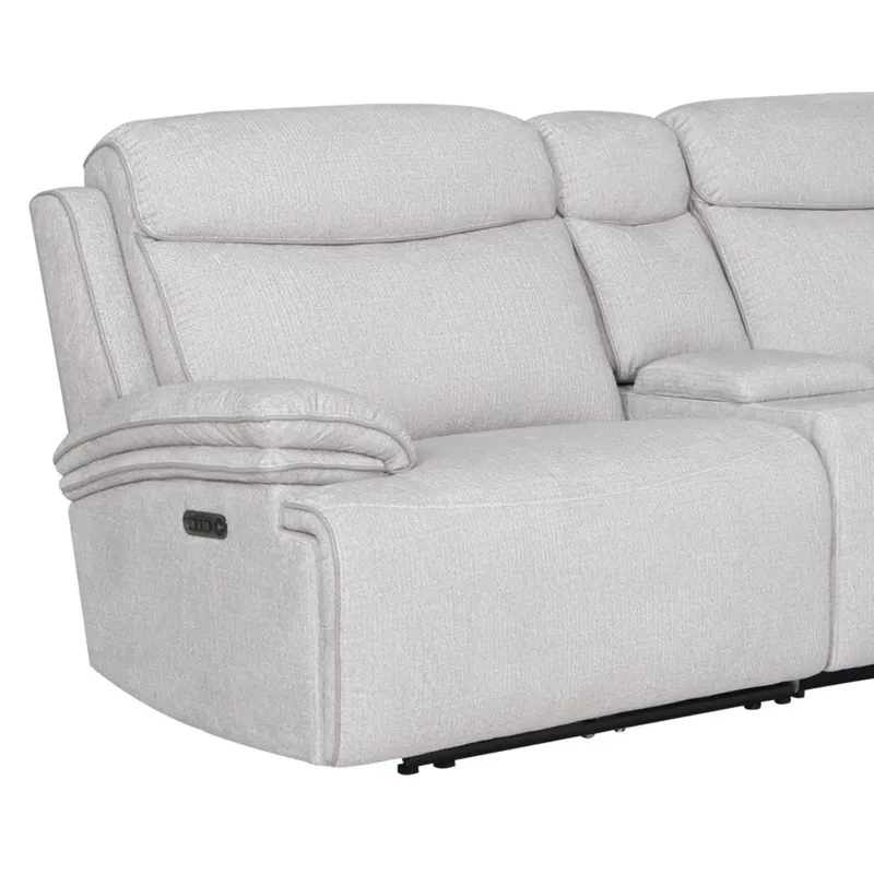 Alpine Airy Snow Power Left Arm Facing Zero Gravity Recliner P2