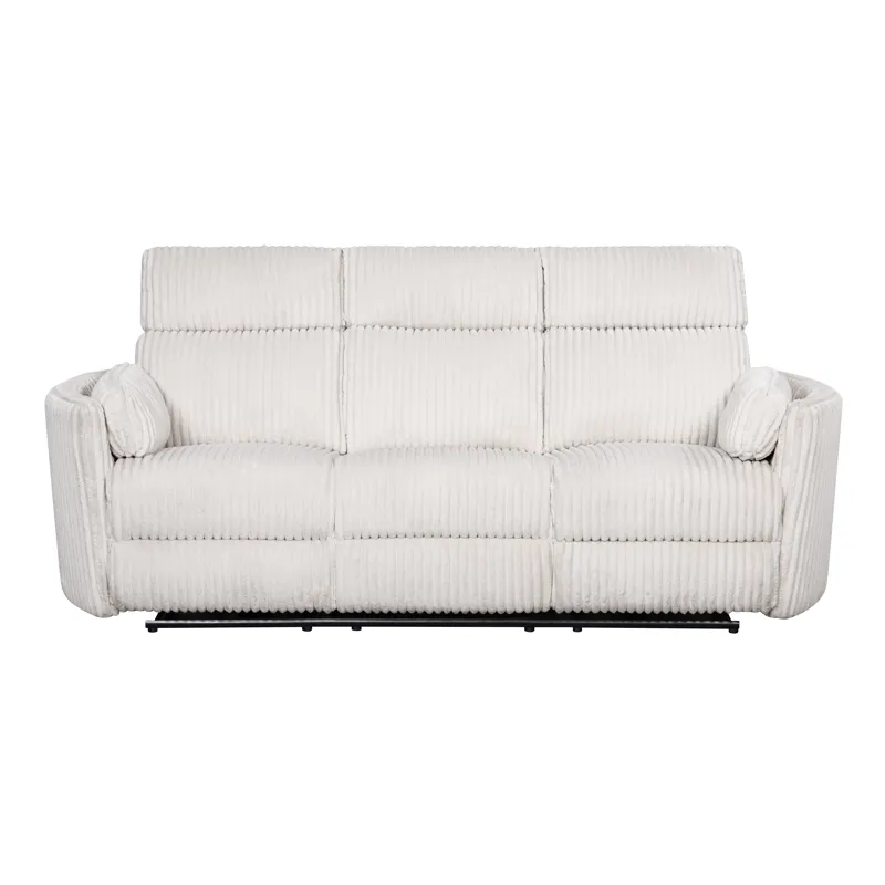 Radius Mega Ivory Power Reclining Sofa Loveseat and Recliner