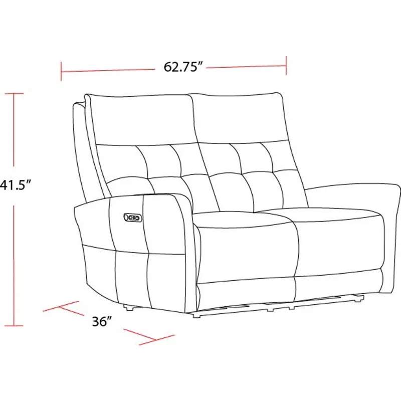 Gershwin Lucca Butterscotch Power Reclining Sofa and Loveseat