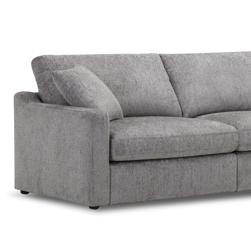 Surrender Burmese Nature Left Arm Facing Chair with 2 Pillows