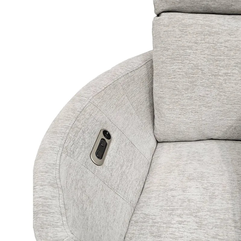 Radius Peacock Power Swivel Glider Recliner Two Pack