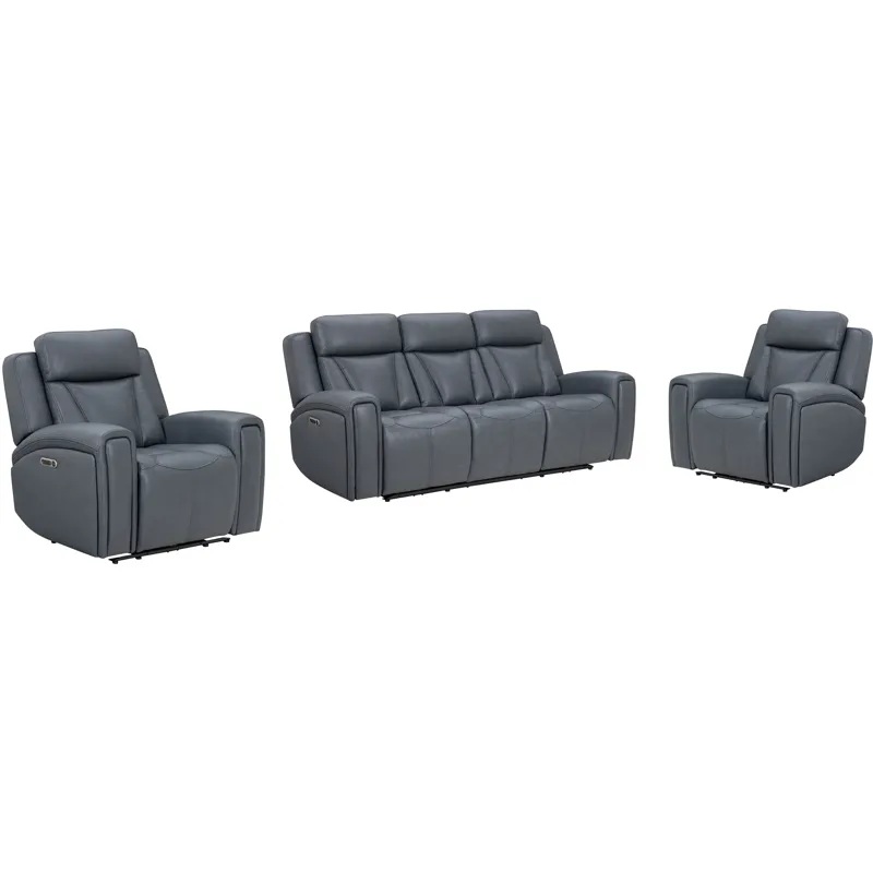 Maveric Bette Lapis Zero Gravity Power Reclining Sofa and 2 Recliners