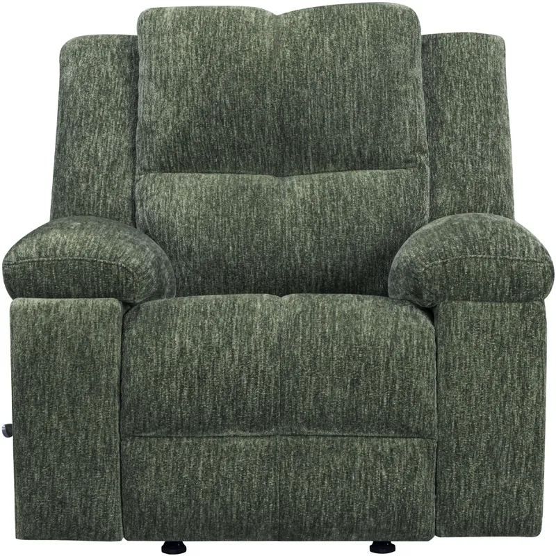Bronco Plush Forest Manual Rocker Recliner Two Pack