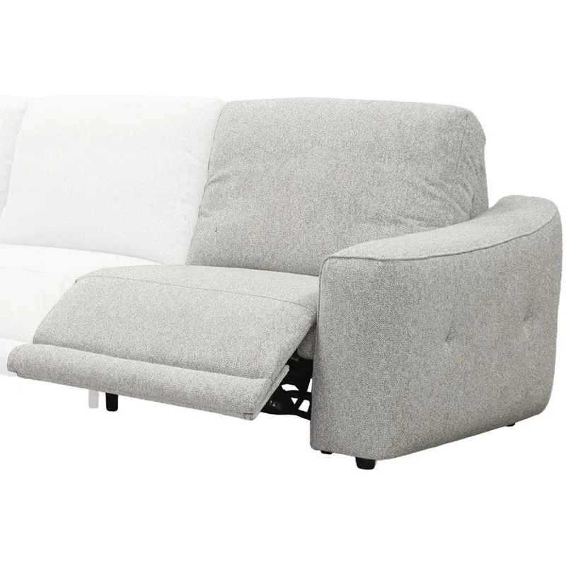 Julianna Crisp Taupe Power Right Arm Facing Recliner P2