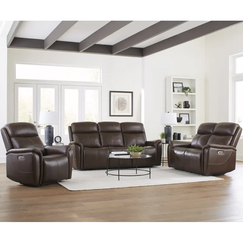 Cascade Auburn Power Reclining Sofa Loveseat and Recliner