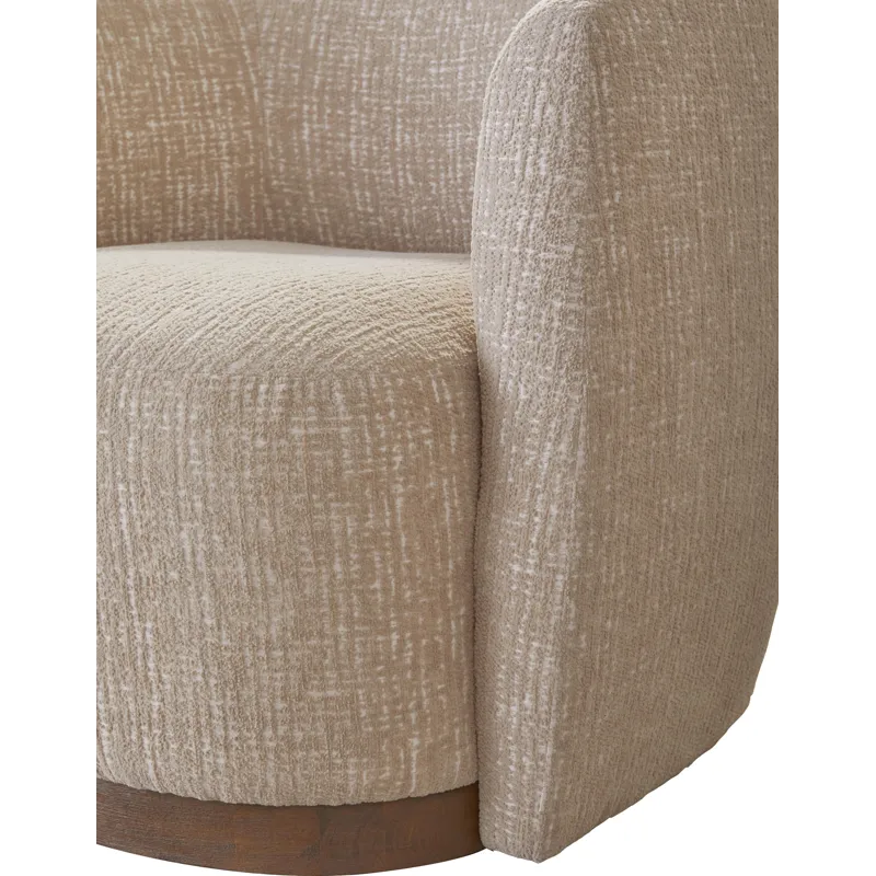 Tatum Sand Dollar Swivel Accent Chair Two Pack