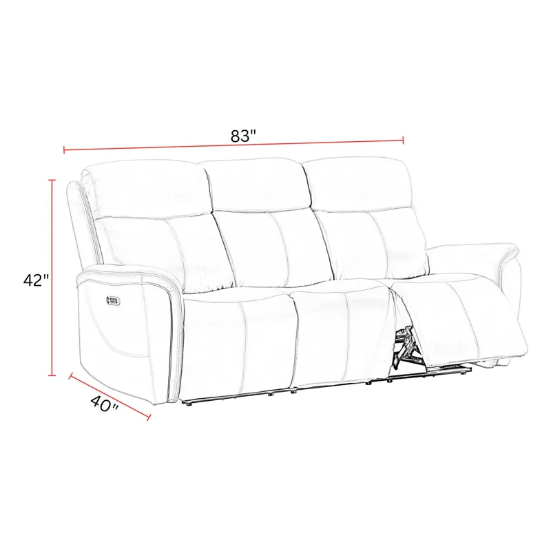 Cascade Auburn Power Reclining Sofa