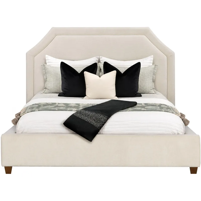 Gwen Mellow Flax King Bed 6/6