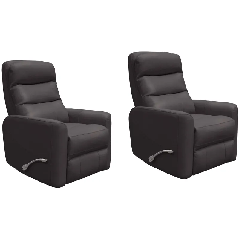 Hercules Chocolate Swivel Glider Recliner Two Pack