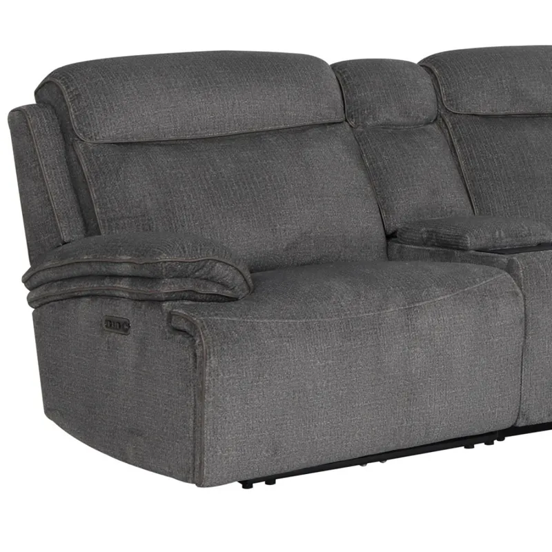 Alpine Airy Midnight Power Left Arm Facing Zero Gravity Recliner P2