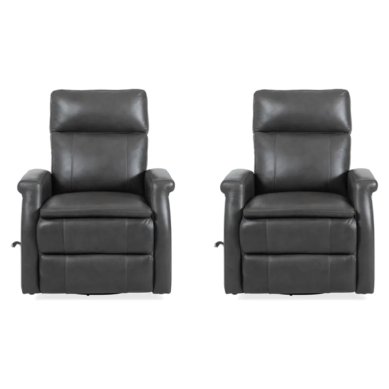 Bristol Raven Swivel Glider Recliner Two Pack