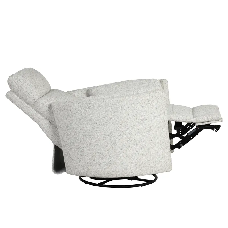 Radius Natural Beauty Quartz Power Swivel Glider Recliner Two Pack