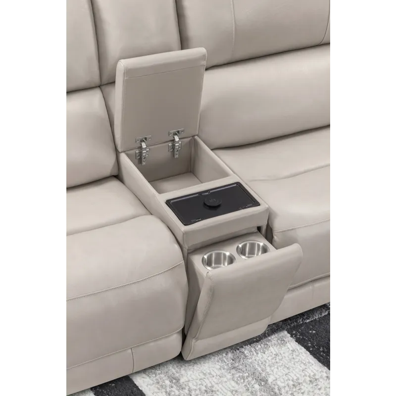 Easton Steamboat Quartz Entertainment Tilt Console with Wireless Charger