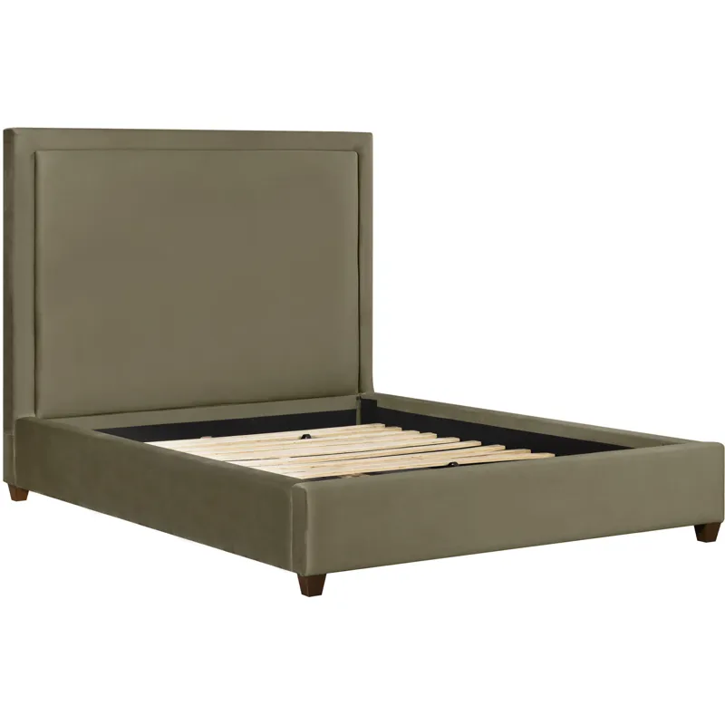 Kimberly Mystical Moss Queen Bed 5/0