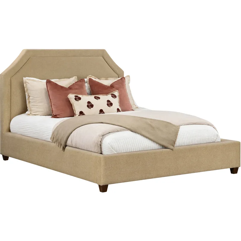 Gwen Mellow Teak King Bed 6/6