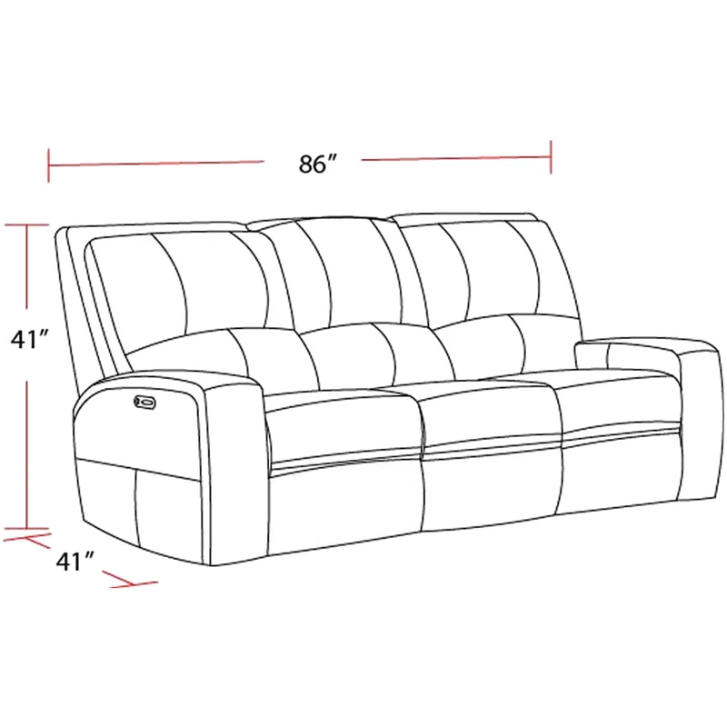 Swift Bourbon Power Reclining Sofa and Loveseat