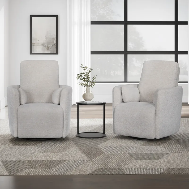 Turner Mascarpone Manual Swivel Glider Recliner Two Pack
