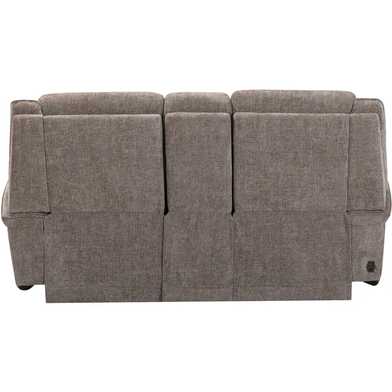Colton Branson Tweed Power Zero Gravity Sofa and Loveseat with Immersive Audio