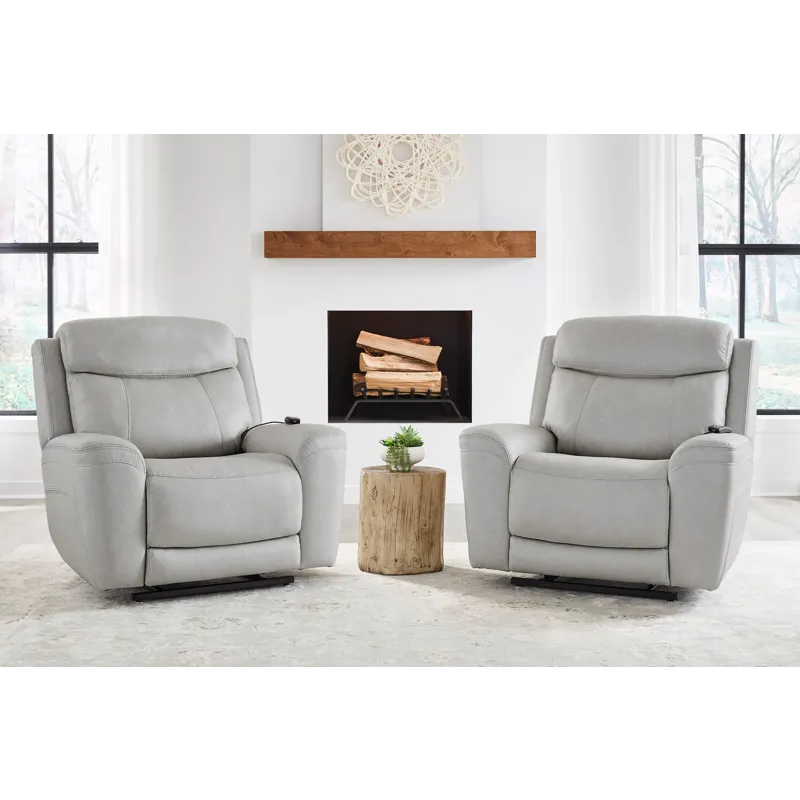 Callahan Sydney Granite Power Lift Recliner with Heat and Massage Two Pack