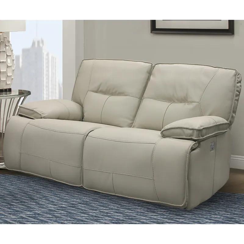 Spartacus Oyster Power Reclining Sofa Loveseat and Recliner