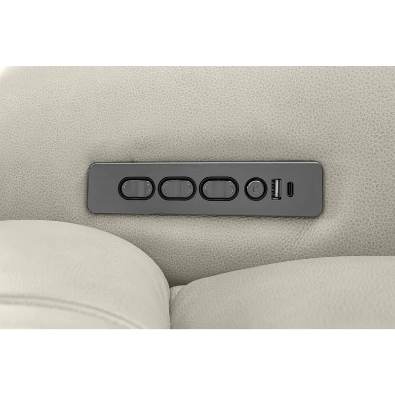 Sausalito Platinum Envy 6 Piece Modular Zero Gravity Power Reclining Sectional with Power Adjustable Headrests