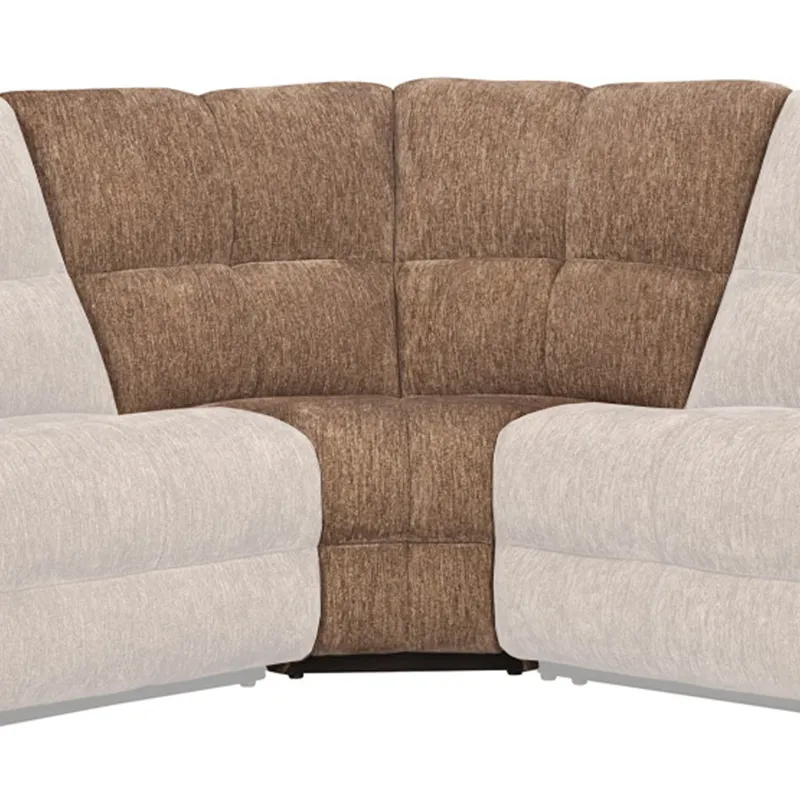 Bronco Plush Tobacco Corner Wedge