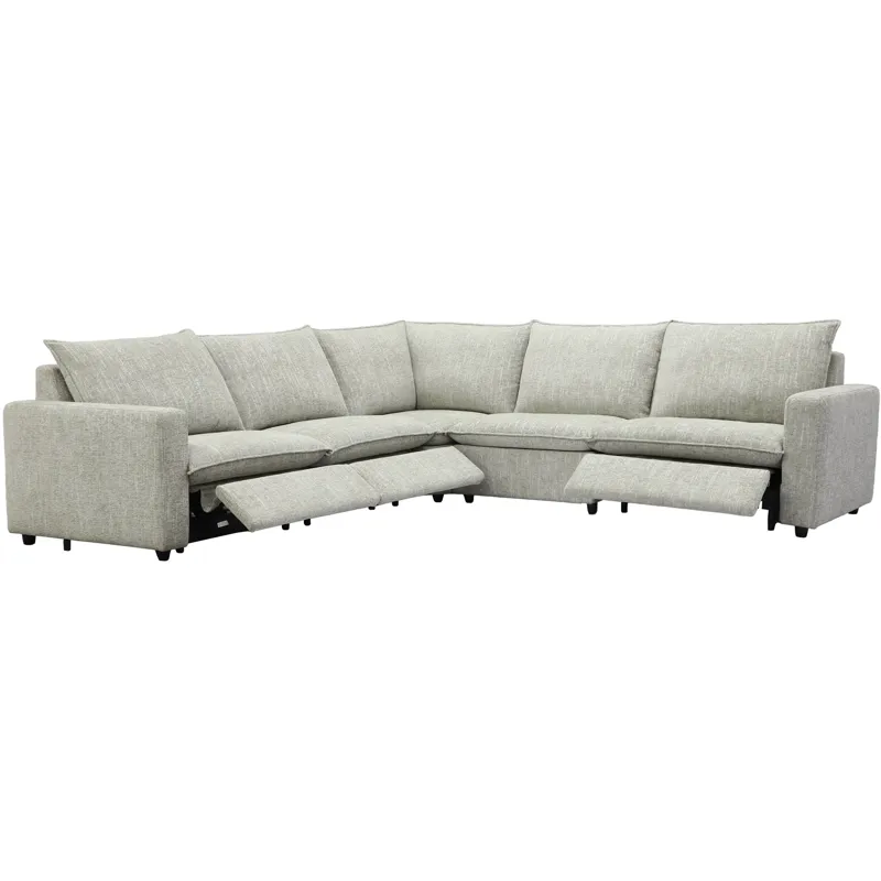 Jocelyn Birchbrook Harbor 5 Piece Modular Power Reclining Sectional