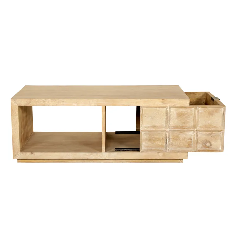 Laguna Rectangular Storage Cocktail Table with 2 End Tables