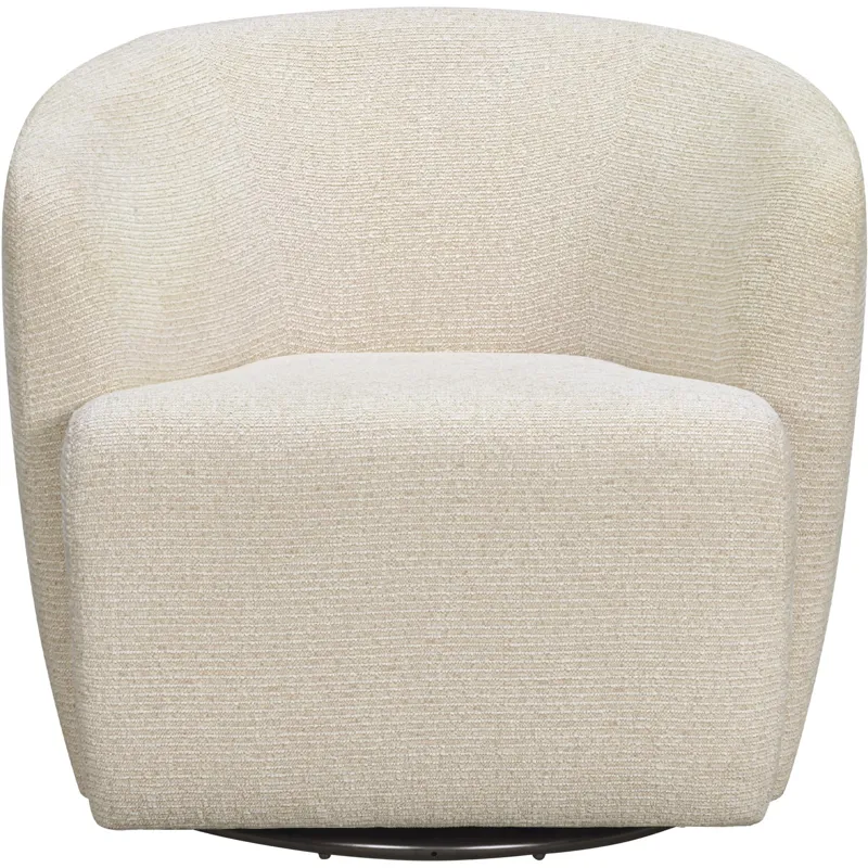 Mingle Thatch Sand Swivel Glider Accent Chair Two Pack