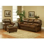 Cambria Leather Loveseat