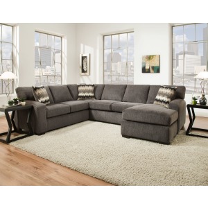 2-pc. Sectional Perth Smoke - Right Side Facing Chaise
