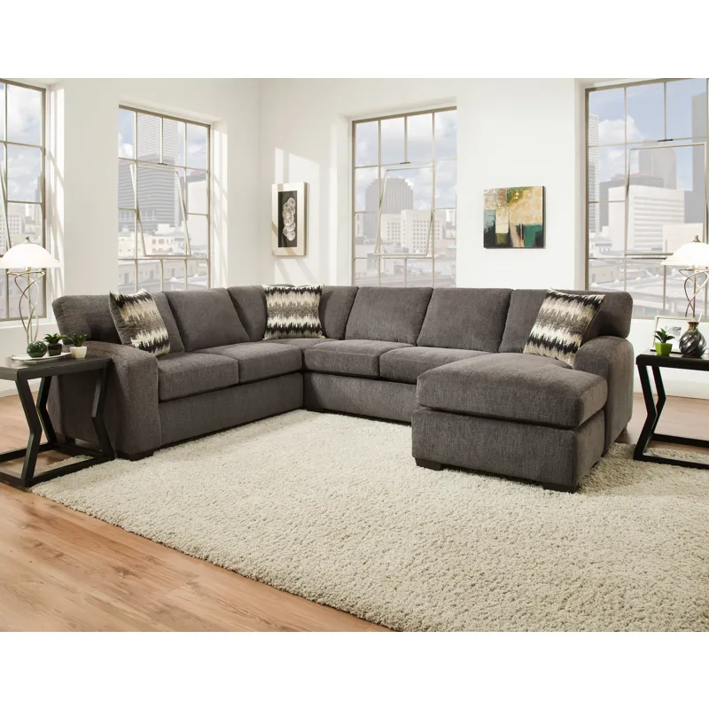 2-pc. Sectional Perth Smoke - Right Side Facing Chaise