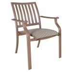 Island Breeze Stackable Sling Arm Chair