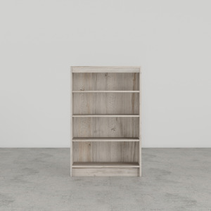 48" 4 Shelves Bookcase - Frosted Pine