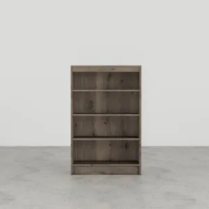 48" 4 Shelves Bookcase - Weathered Gray Ash