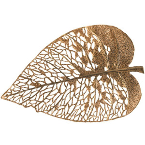 Birch Leaf Wall Art, Copper, Large