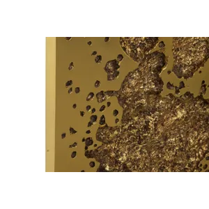 Splotch Wall Art, Square, Gold Leaf