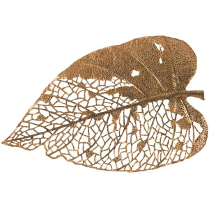 Birch Leaf Wall Art, Copper, XL