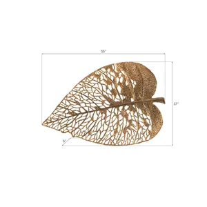 Birch Leaf Wall Art, Copper, Large