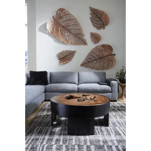 Birch Leaf Wall Art, Copper, Large