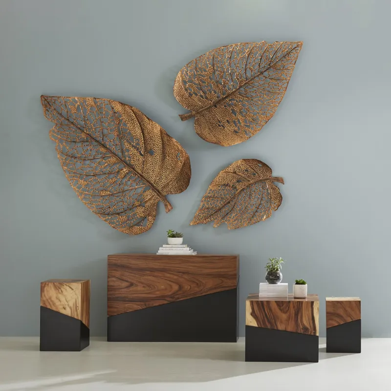 Birch Leaf Wall Art, Copper, Large