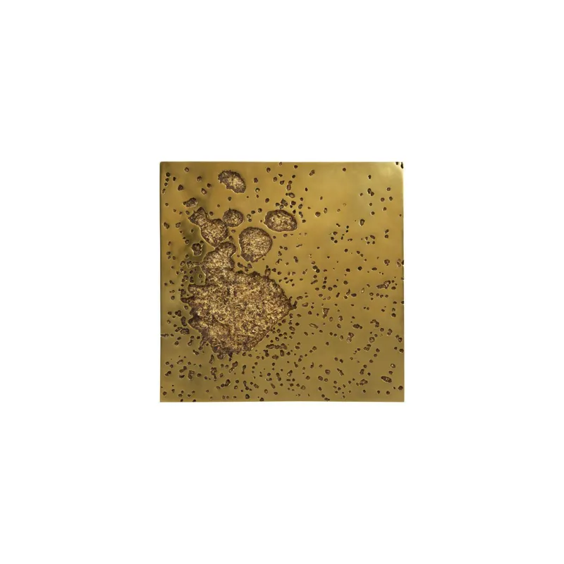 Splotch Wall Art, Square, Gold Leaf