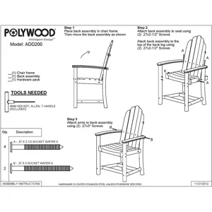 Classic Adirondack Dining Chair