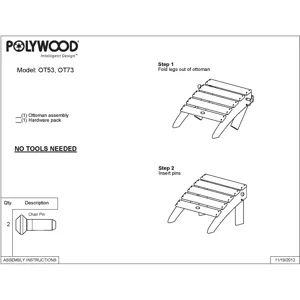 Classic Adirondack Ottoman