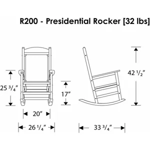 Presidential Woven Rocker