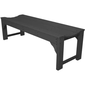 Traditional Garden 60\" Backless Bench
