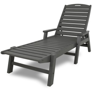 Nautical Chaise w/ Arms