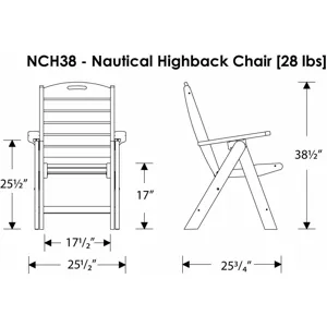 Nautical Highback Chair