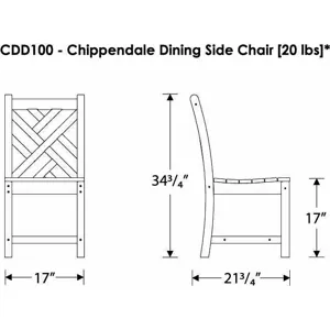Chippendale Dining Side Chair